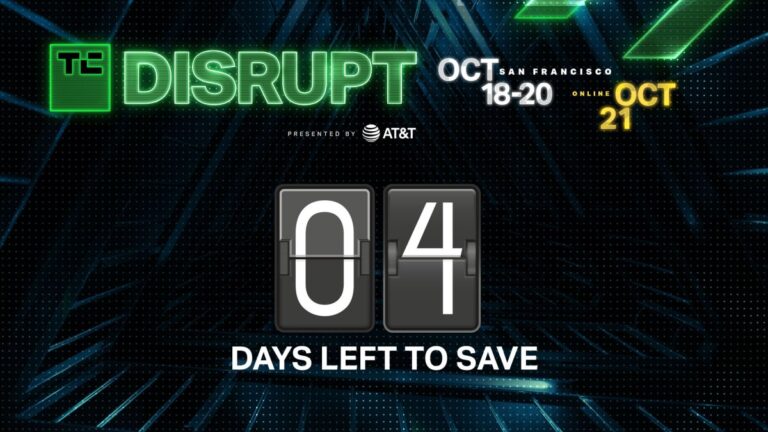 4 days left to save up to $1,100 on passes for Disrupt • TechCrunch