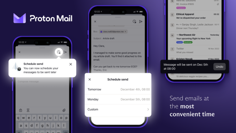 Be like Gmail? Proton Mail will soon offer email categorization, message scheduling, and more • TechCrunch