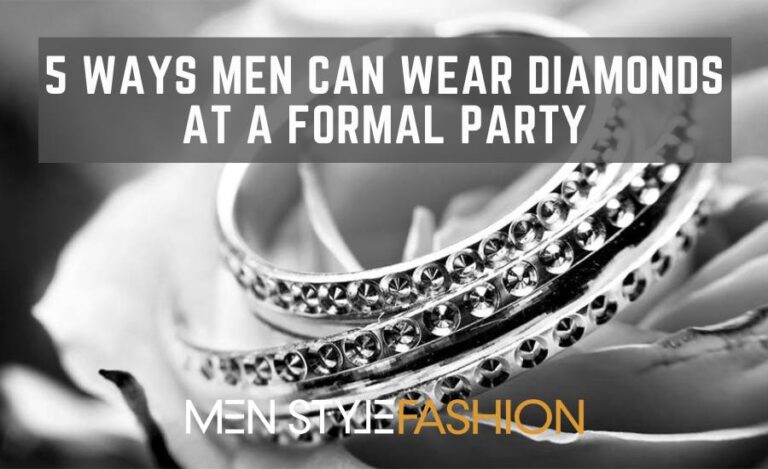 5 Ways Men Can Wear Diamonds at a Formal Party